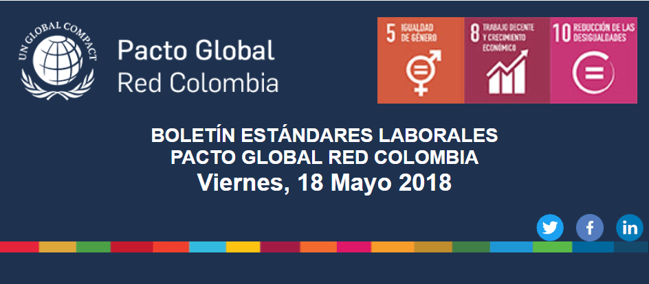 Boletín de Estándares Laborales Mayo 2018