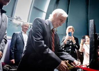 Instalado el telescopio que Rodolfo Llinás donó al Observatorio...