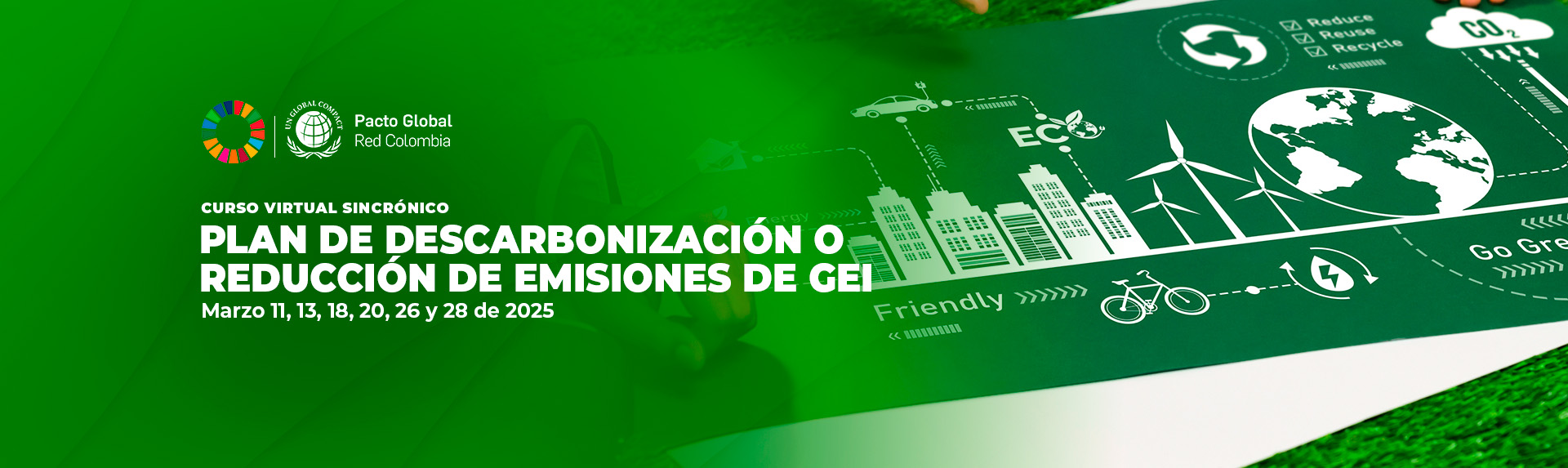 Plan de descarbonización o reducción de emisiones de GEI