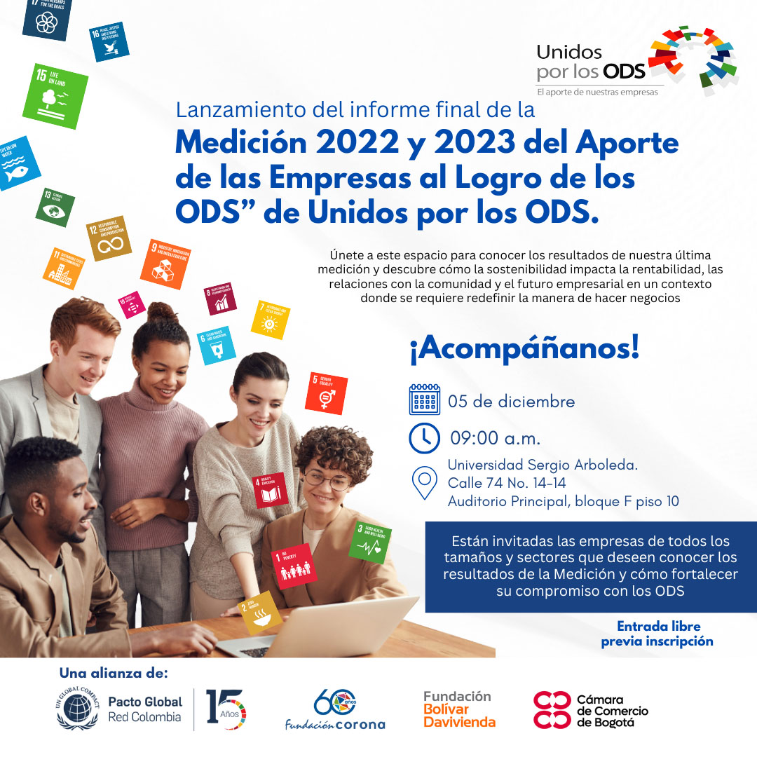 Lanzamiento del informe final de la “Medición 2022 y 2023 del Aporte de las Empresas al Logro de los ODS”