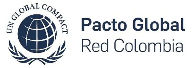 Logo Pacto Global Red Colombia versión horizontal
